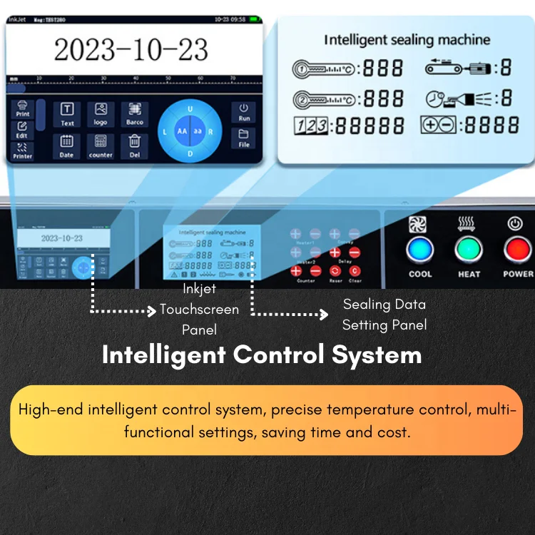 tepps 320连续智能滑梯土豆茶袋封口机