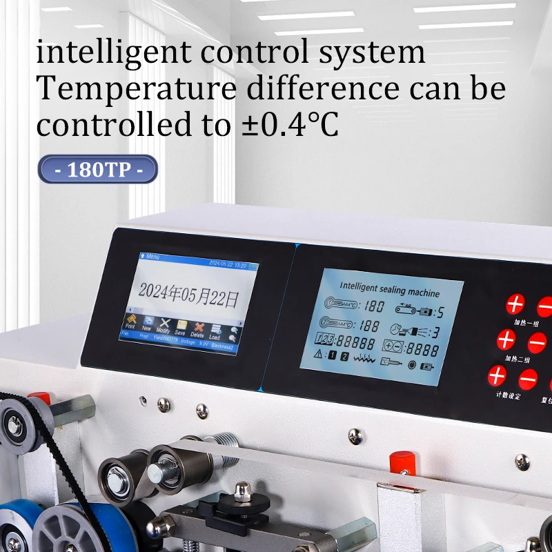 tepps 180tp mini horizontal table continuous sealing machine plastic bag band sealers with inkjet coding