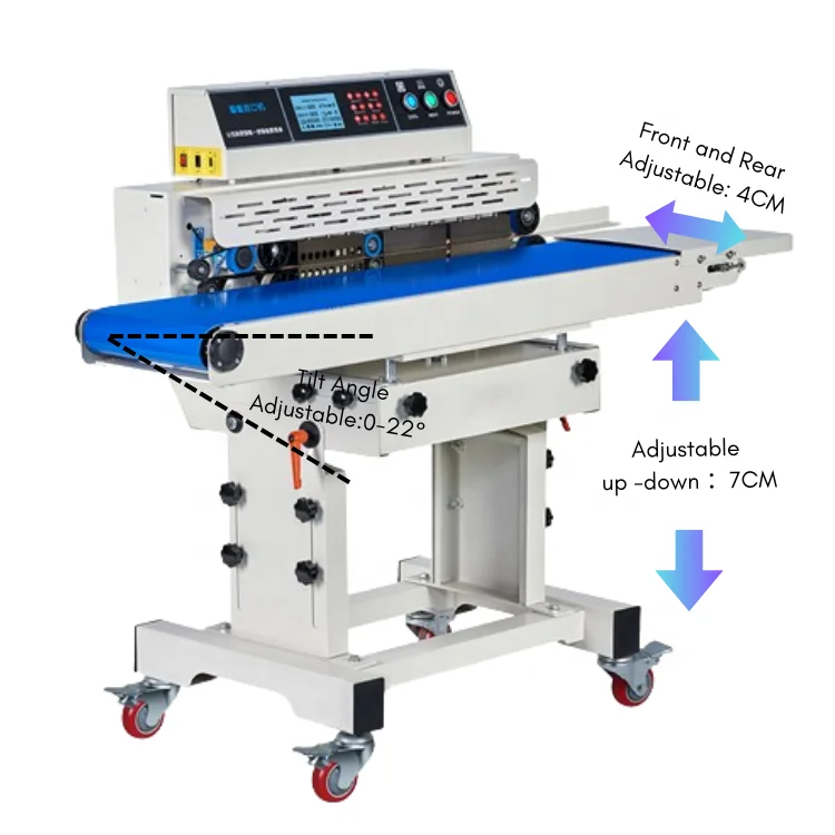 tepps 280b high speed automatic smart food band sealer film bag pouch heat sealing machine