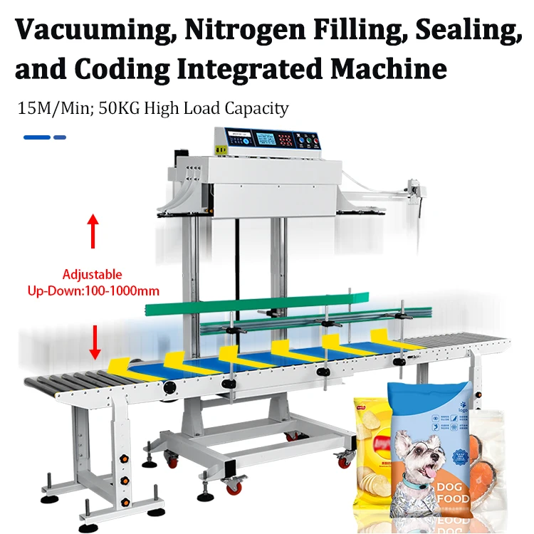 400lq大袋25kg10kg 50kg食品米粉玉米狗粮猫粮真空封口机热封机