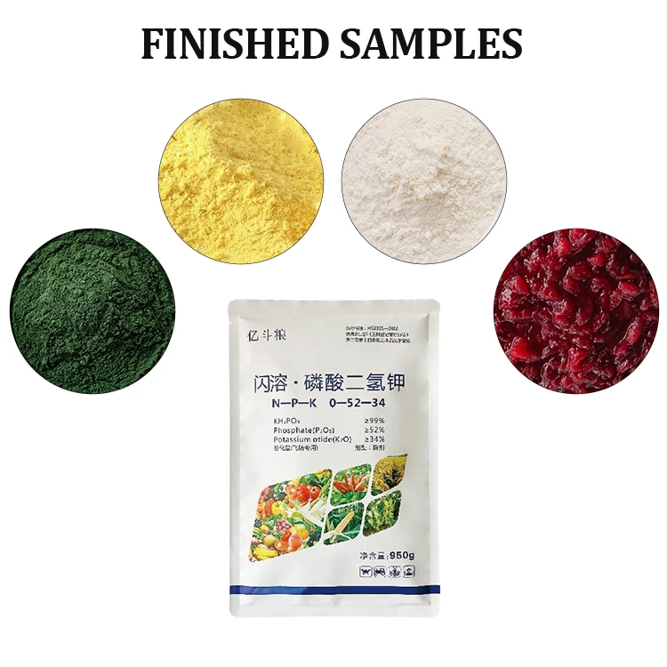 Powdered finished product