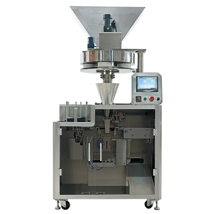 高速机自动预制袋灌装和密封包装机食品重量灌装密封