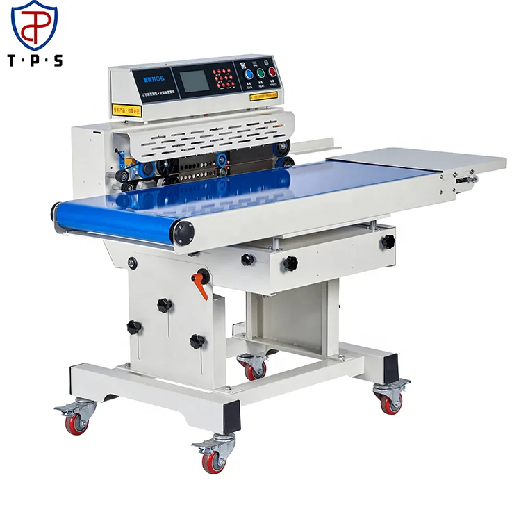 tepps 430a intelligent big bags liquid packaging sealing machine horizontal continuous bag band sealer