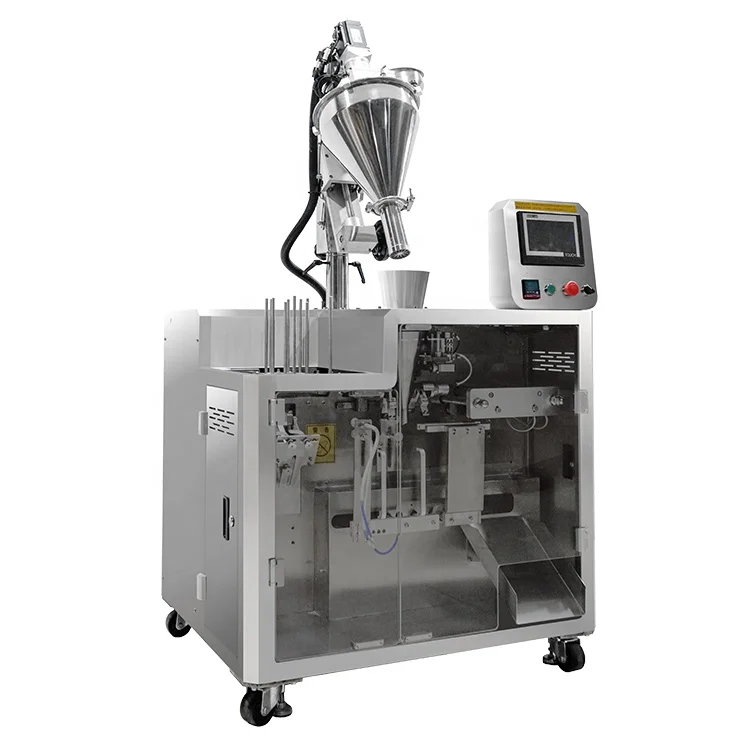 预制袋自动送袋自动重量粉末灌装包装机高效生产plc控制