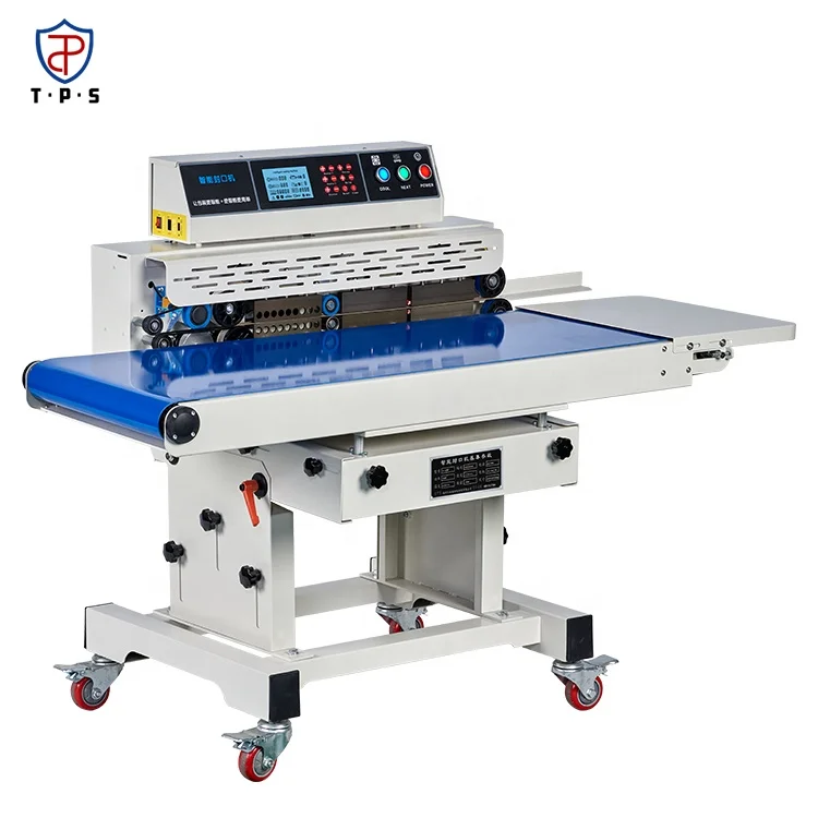 tepps 430b continuous horizontal intellengent sealing machine auto sealer large bags liquid packaging
