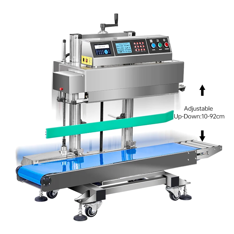 tepps 280mp智能不锈钢食品包装袋热封机立式封口机