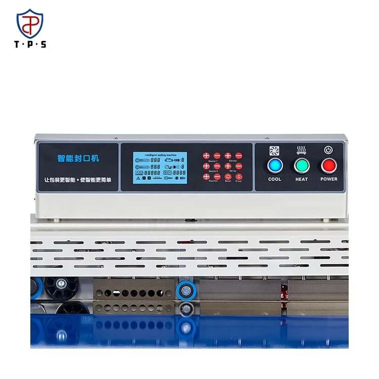 tepps 430b continuous horizontal intellengent sealing machine auto sealer large bags liquid packaging
