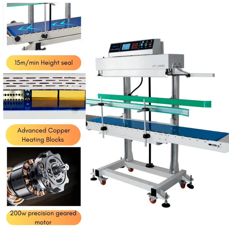 tepps 320连续智能滑梯土豆茶袋封口机